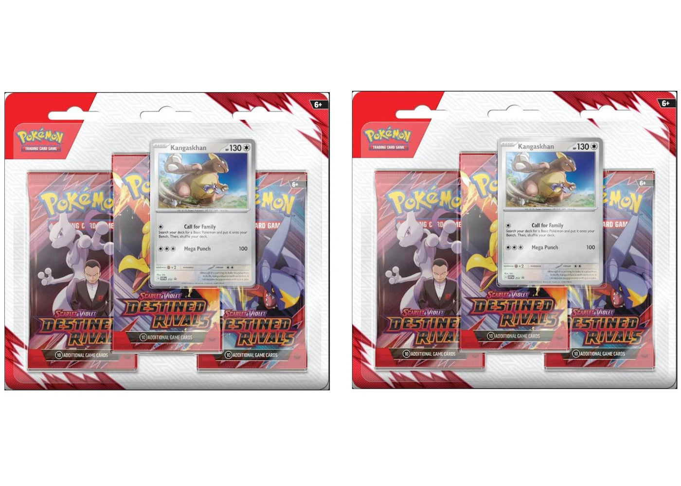 Pokemon Pokémon Lot de 2 Tripacks aléatoire EV10 Rivalités Destinées - POKE-2PS&VD-MULTI