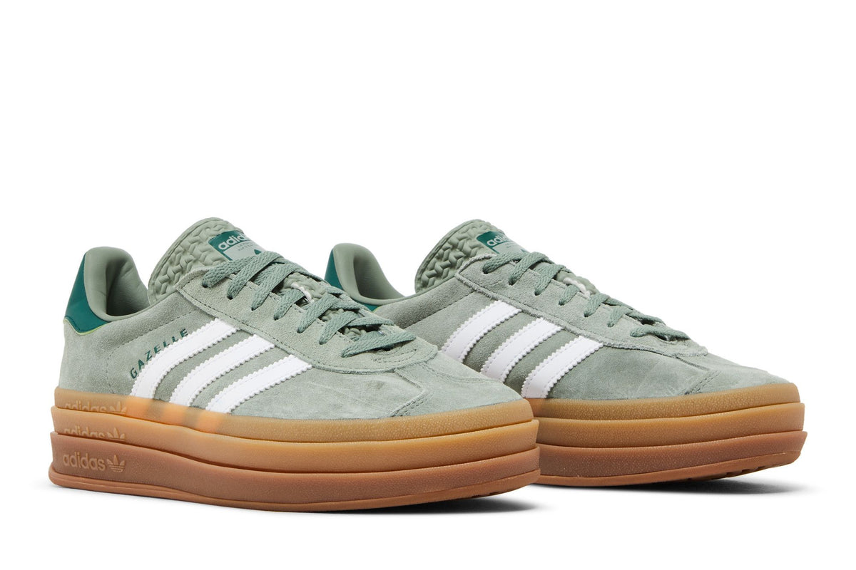 Adidas Gazelle Bold Silver Green