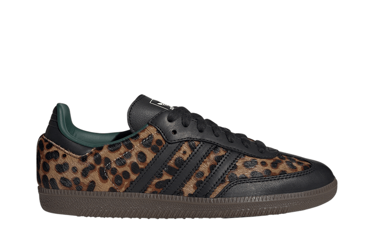 Adidas Samba OG Black Green Leopard