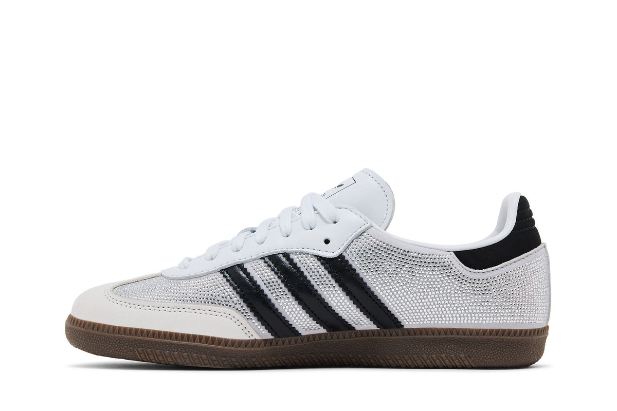 Adidas Samba OG Rhinestone Crystal White Silver