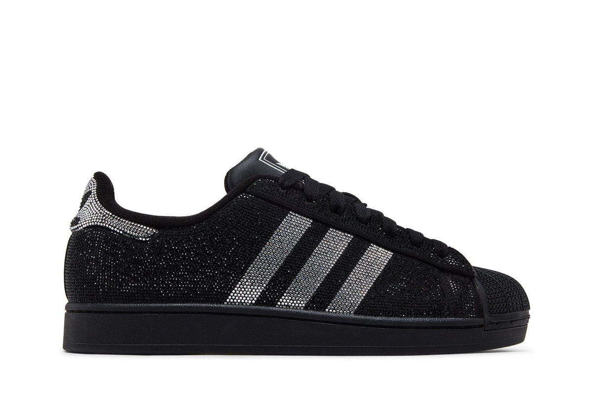 Adidas Superstar II Rhinestone Black Silver