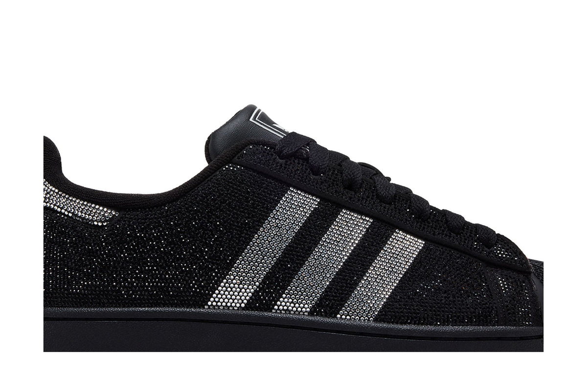 Adidas Superstar II Rhinestone Black Silver