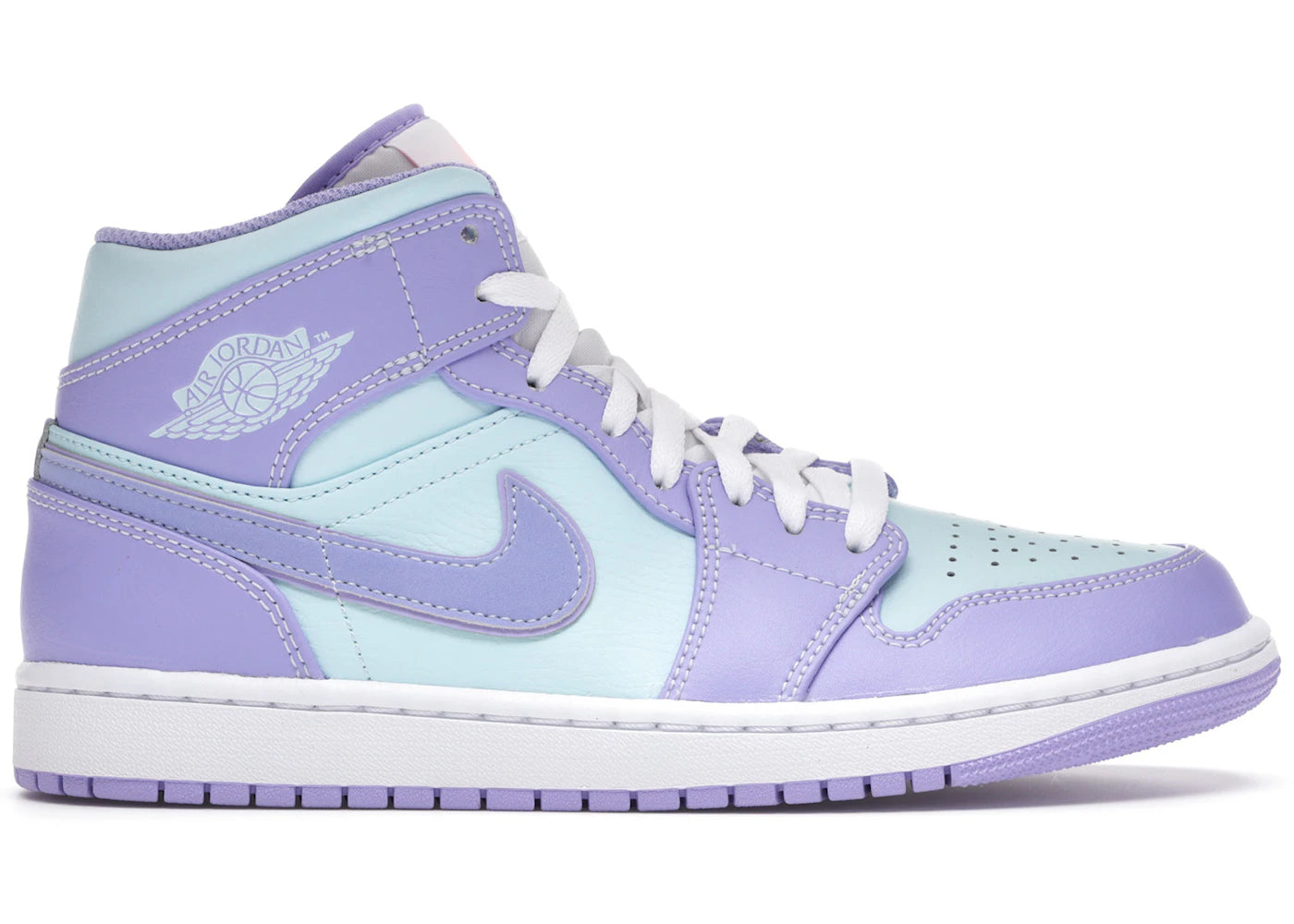 Air Jordan Air Jordan 1 Mid Purple Aqua - 554724-500