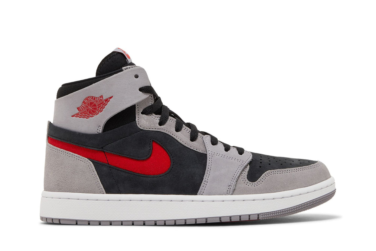 Air Jordan 1 High Zoom Air CMFT 2 Black Fire Red Cement