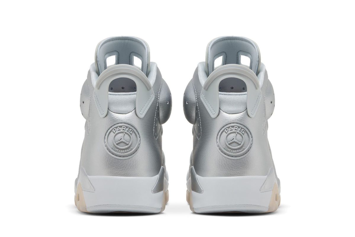 Air Jordan 6 Retro PSG Paris Saint-Germain Silver