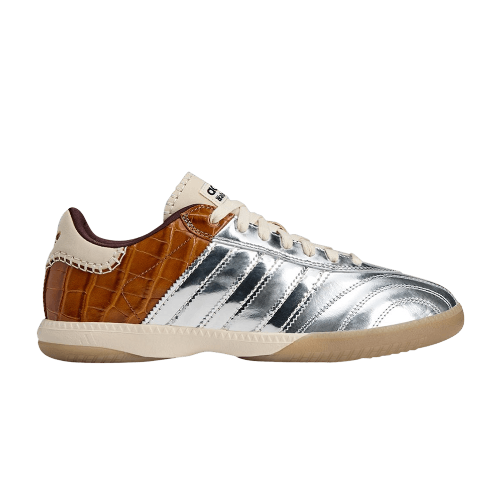 Adidas Samba Millennium Wales Bonner Silver Metallic Yellow Croc - IH5777