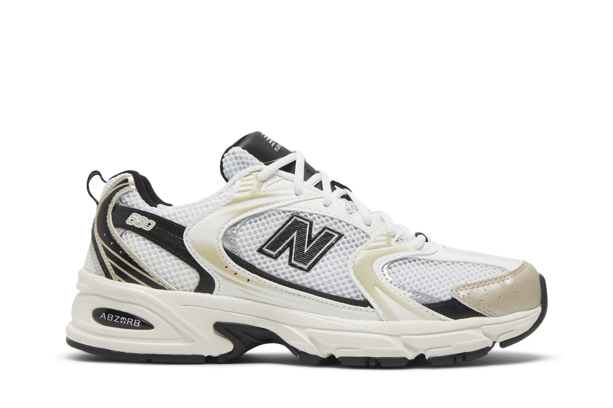 New Balance 530 White Light Gold Metallic