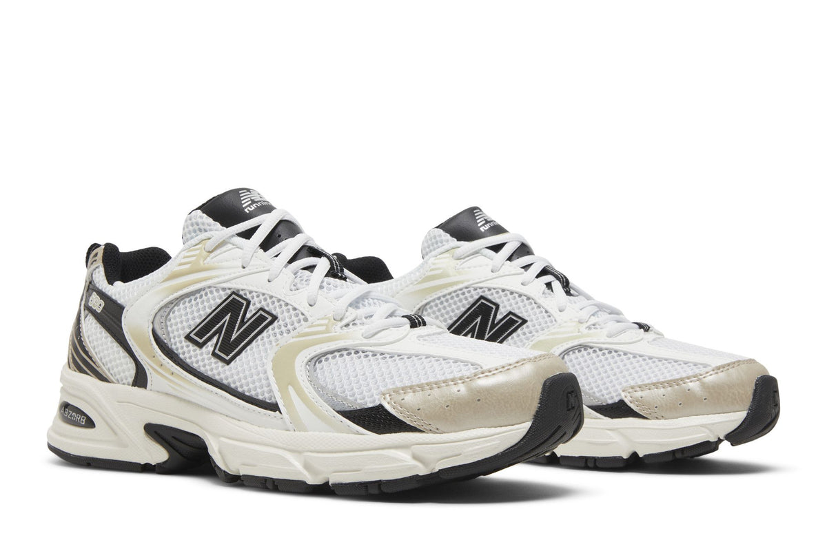 New Balance 530 White Light Gold Metallic