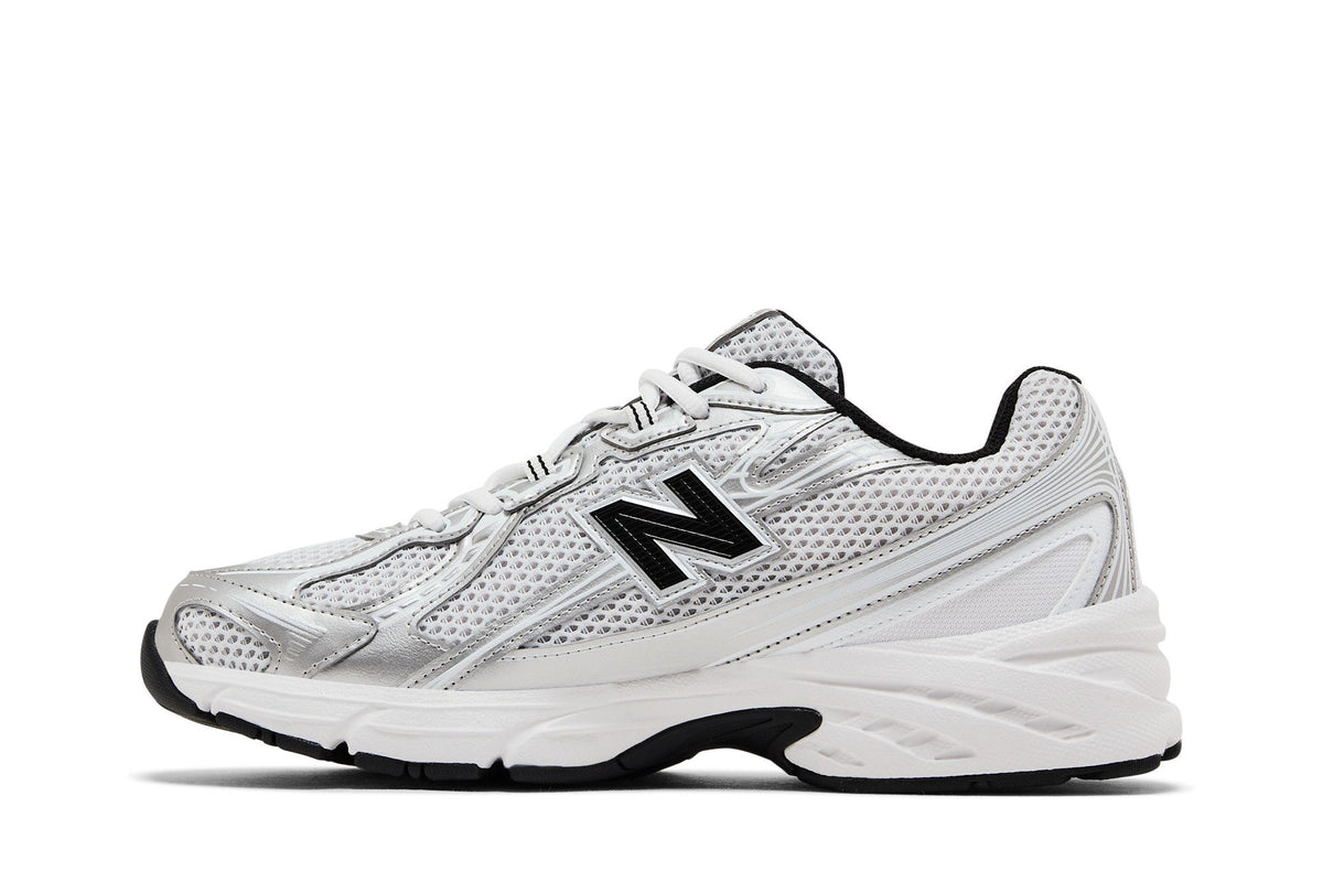 New Balance 740 White Silver Metallic Navy