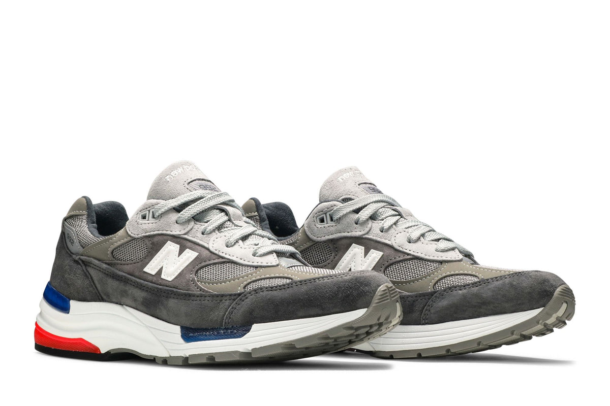 New Balance 992 Grey Blue Red