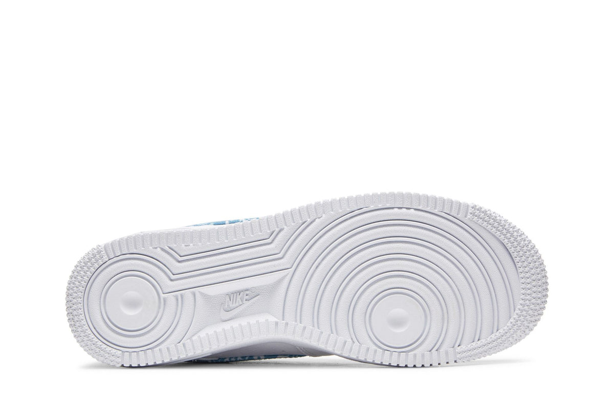 Nike Air Force 1 Low '07 Essential White Worn Blue Paisley