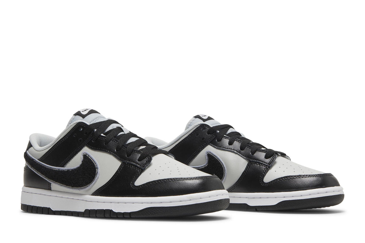 Nike Dunk Low Chenille Swoosh Grey Black