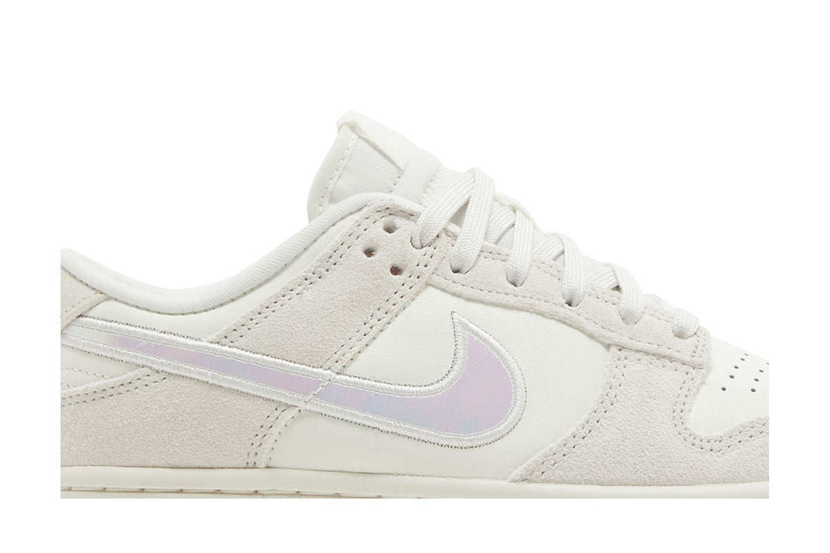 Nike Dunk Low Sail Iridescent Swoosh