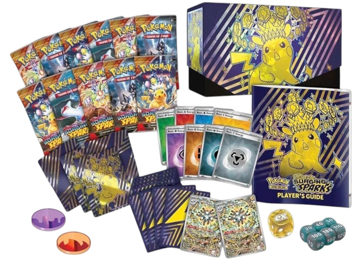 Pokémon Coffret Dresseur d\&Elite EV8 Etincelles Déferlantes - POKE-PS&VSS-MULTI