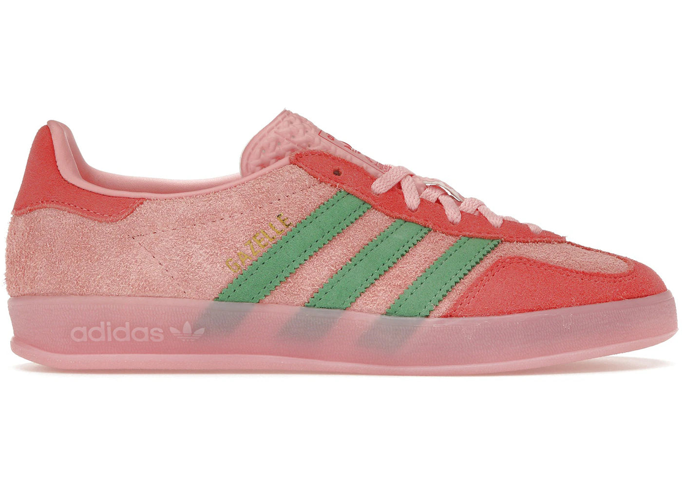 Adidas Gazelle Indoor Semi Rose Spark Preloved Scarlet