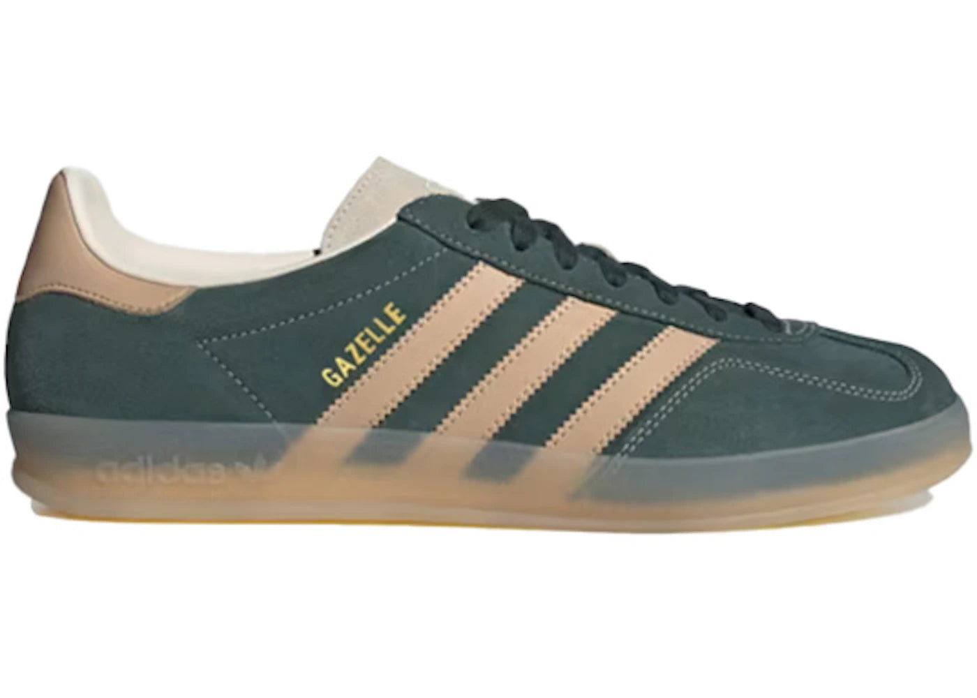 Adidas Gazelle Indoor Shadow Green Warm Sandstone - JH5402