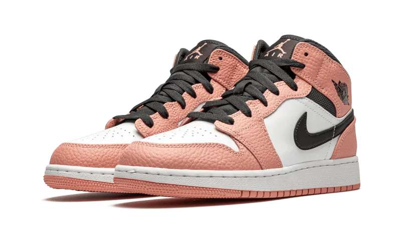 Air Jordan Air Jordan 1 Mid Pink Quartz - 555112-603