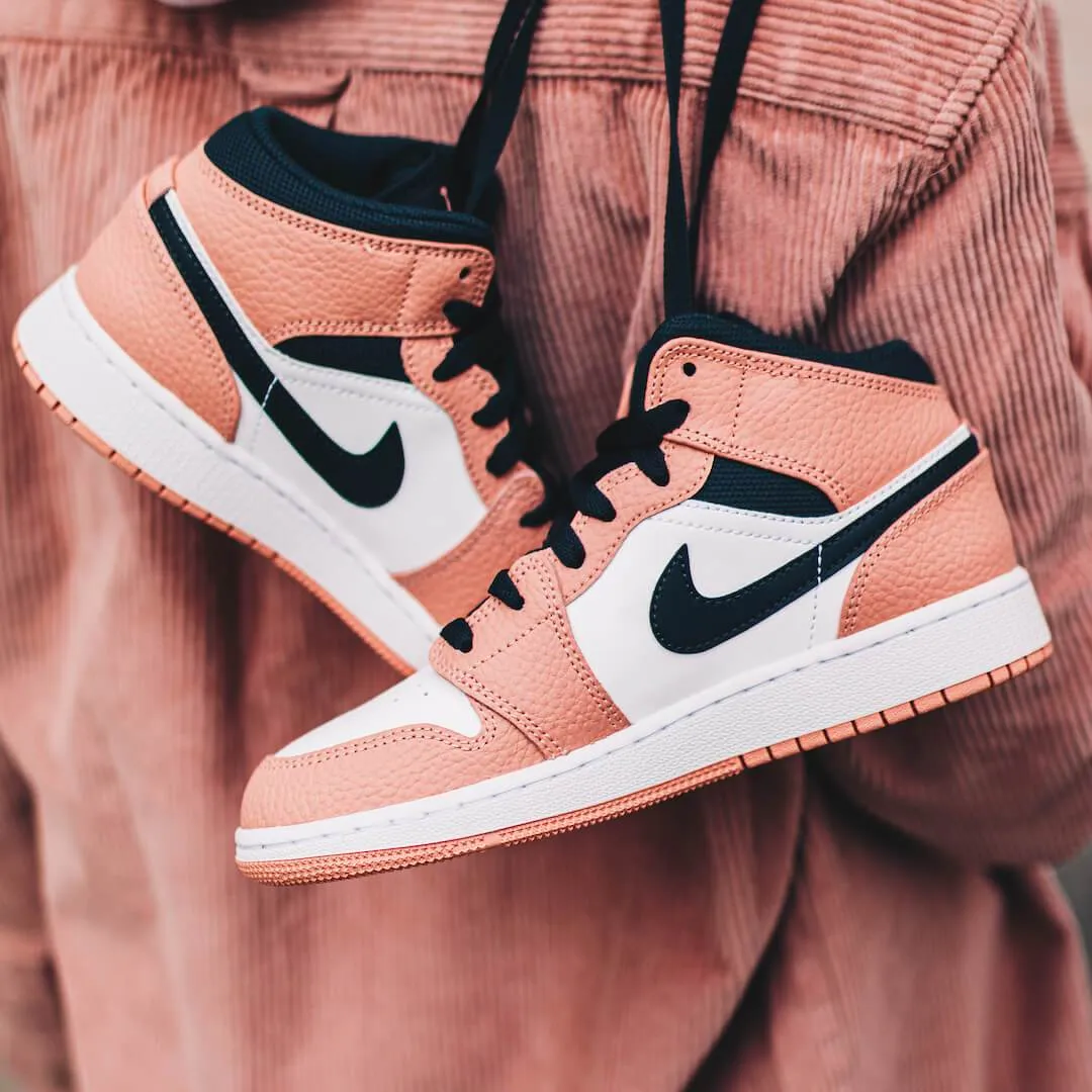 Air Jordan Air Jordan 1 Mid Pink Quartz - 555112-603