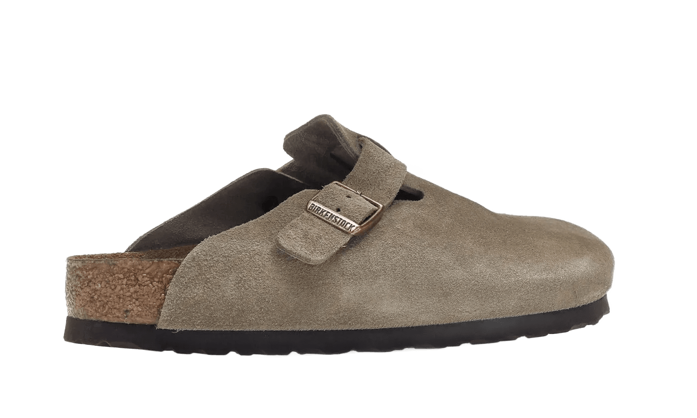 Boston Soft Footbed Suede Taupe - 0560771