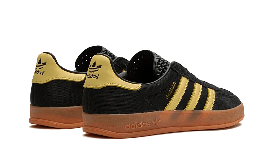 Adidas Gazelle Indoor Core Black Almost Yellow - IG4999