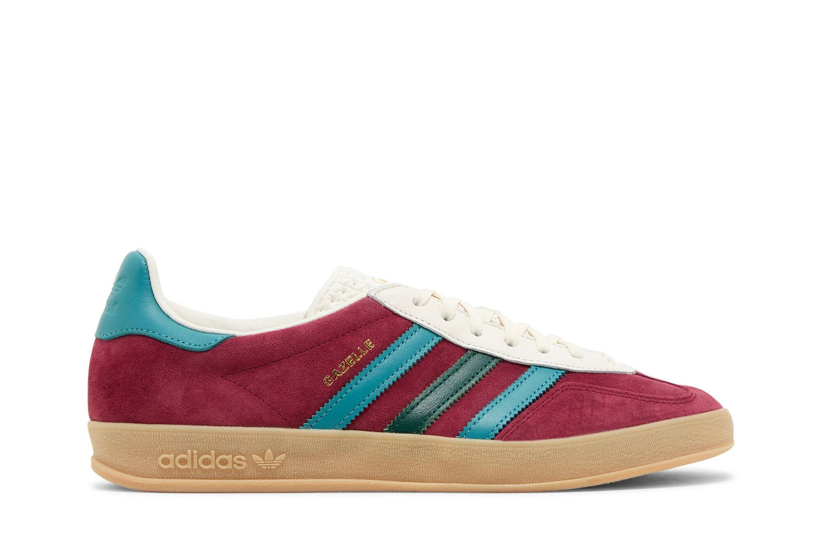Adidas Gazelle Indoor en daim bordeaux - nettoyer du daim