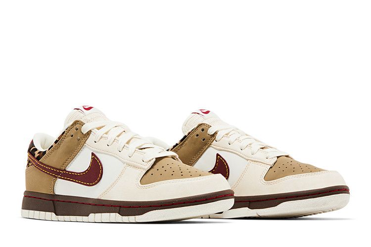Nike Dunk Low Retro "Khaki Team Red Pearl White" — La Dunk Femme aux Tons Terreux