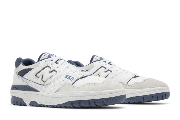 New Balance 550 White Dusty Blue - BB550STG