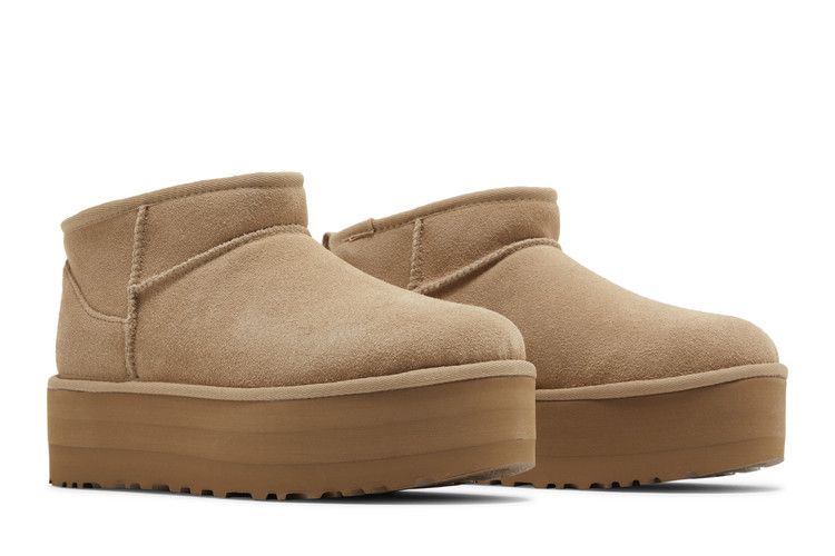 Classic Ultra Mini Platform Boot Sand - 1135092-SAN