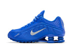 Nike Shox R4 Racer Blue Metallic Silver
