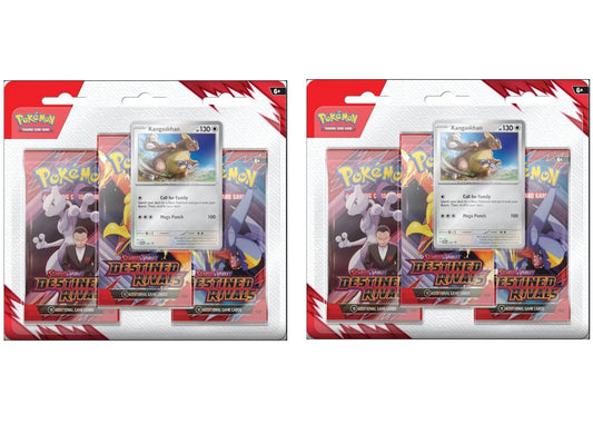 Pokemon Pokémon Lot de 2 Tripacks aléatoire EV10 Rivalités Destinées - POKE-2PS&VD-MULTI