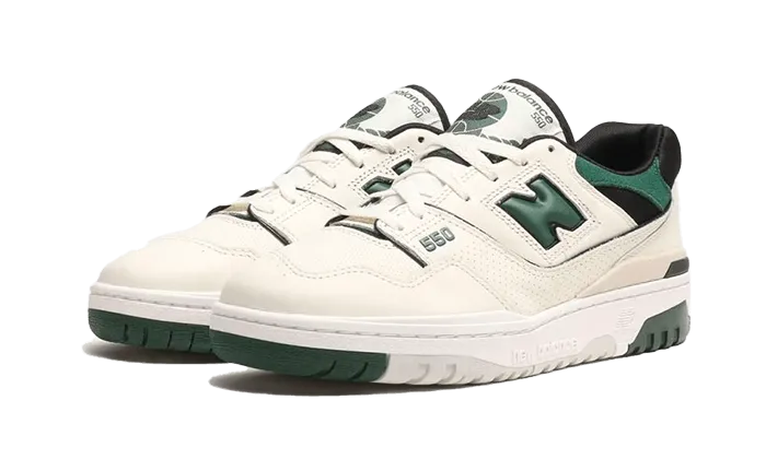 New Balance 550 Sea Salt Pine Green - BB550VTC