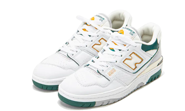 New Balance 550 White Nightwatch Green - BB550PWC