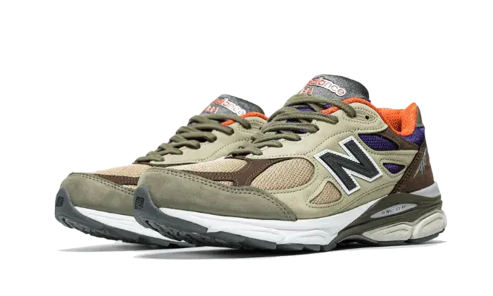 New Balance 990 V3 Made In Usa Tan Blue - M990BT3