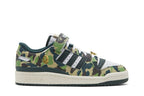 Adidas Forum 84 Low Bape 30th Anniversary Green Camo