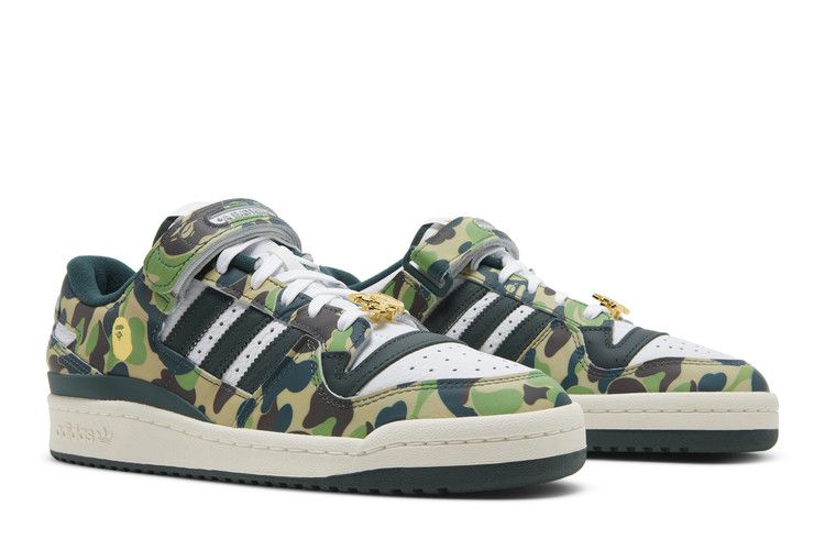 Adidas Forum 84 Low Bape 30th Anniversary Green Camo