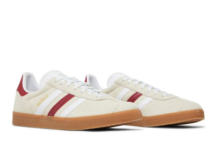Adidas Gazelle Aluminum Collegiate Burgundy