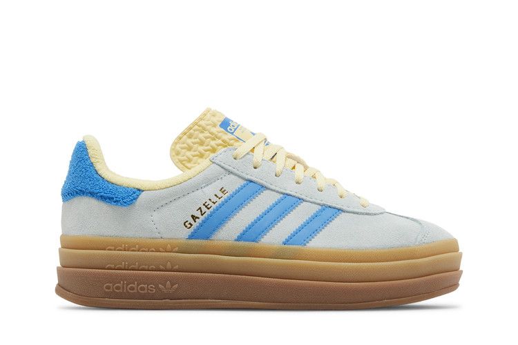 Adidas Gazelle Bold Almost Blue Yellow