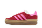 Adidas Gazelle Bold Collegiate Red Lucid Pink