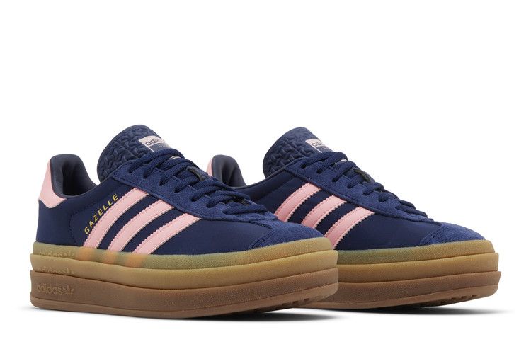 Adidas Gazelle Bold Dark Blue Pink Spark