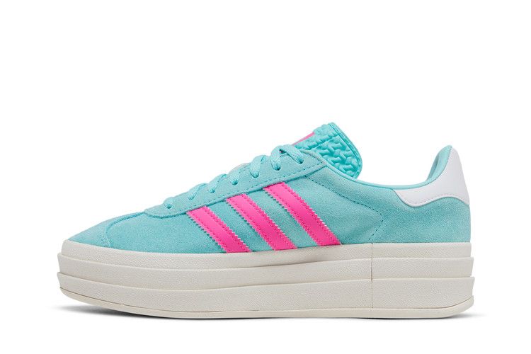 Adidas Gazelle Bold Flash Aqua Lucid Pink