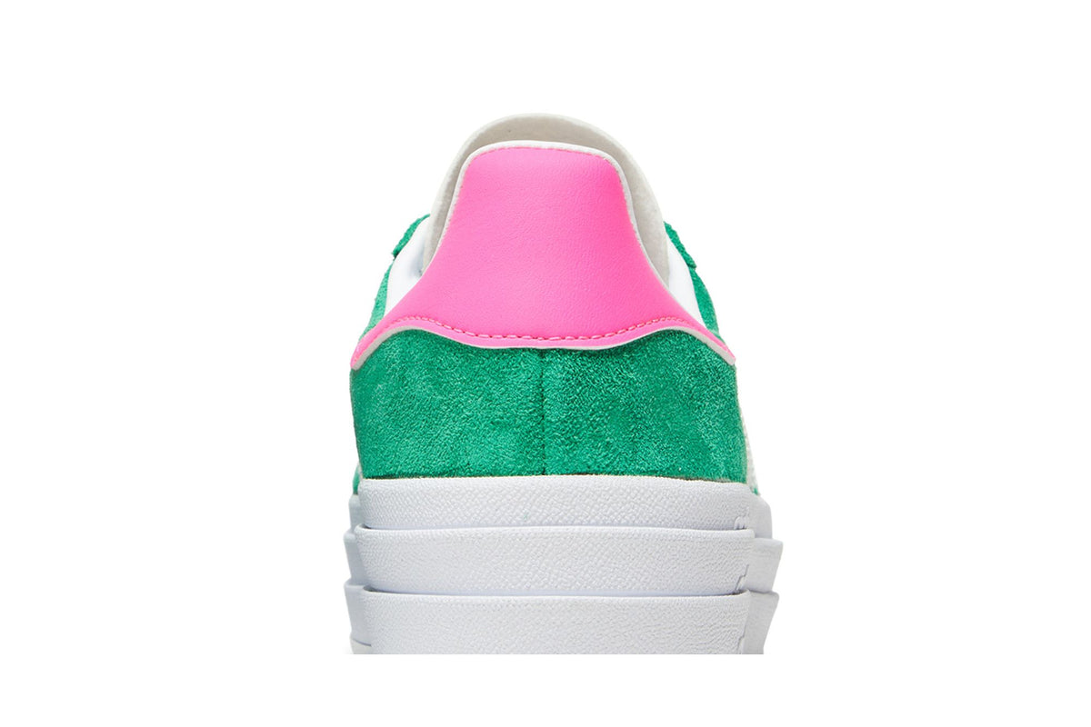 Adidas Gazelle Bold Green Lucid Pink