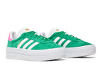 Adidas Gazelle Bold Green Lucid Pink
