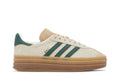 Adidas Gazelle Bold Magic Beige Collegiate Green