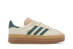 Adidas Gazelle Bold Magic Beige Collegiate Green
