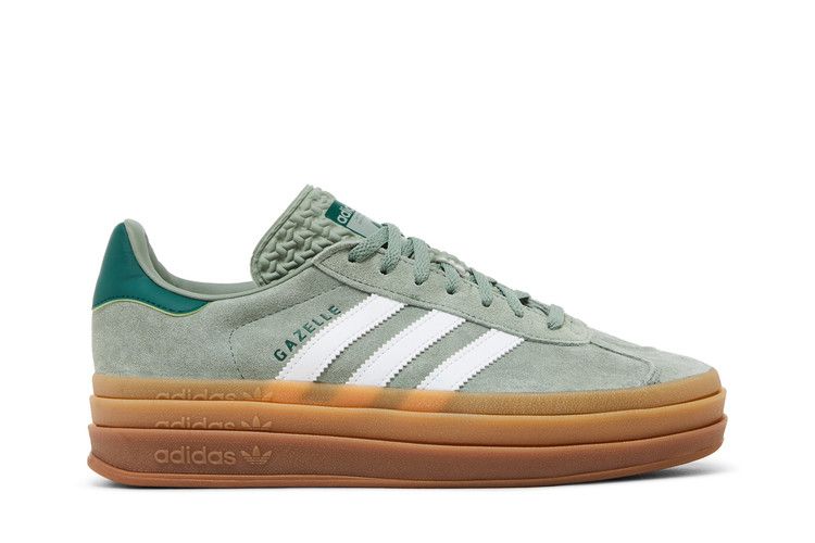 Adidas Gazelle Bold Silver Green