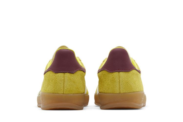 Adidas Gazelle Indoor Bright Yellow Burgundy