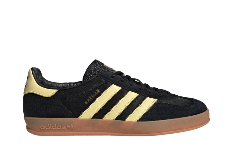 Adidas Gazelle Indoor Core Black Almost Yellow