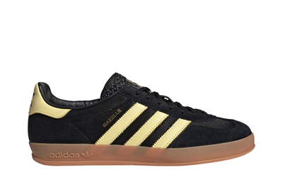 Adidas Gazelle Indoor Core Black Almost Yellow