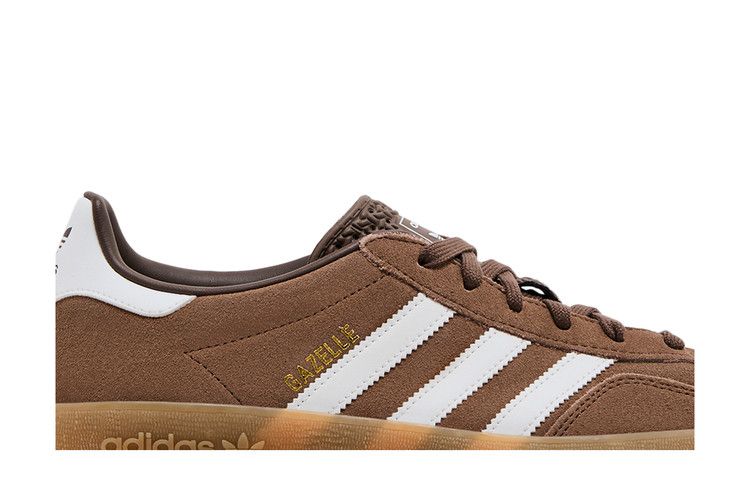 Adidas Gazelle Indoor Earth Strata White Gold Metallic