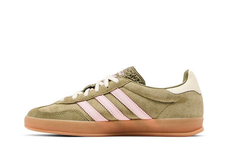 Adidas Gazelle Indoor Focus Olive Clear Pink
